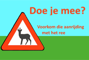 Klik hier om aanrijdingen met wild te voorkomen